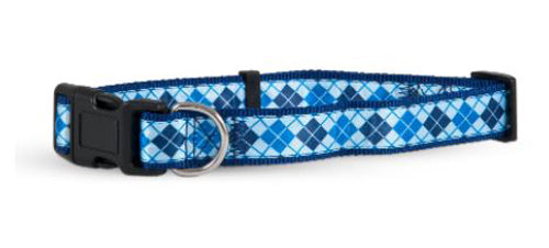 Aspen Ribbon Overlay Adjustable Dog Collar